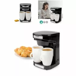 Cette machine à café légère au design moderne affiche une faible consommation de 450 watts, ce qui en fait une...