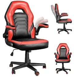 ADJUSTABLE FUNTION - The backrest of this office racing chair can be adjusted90°-120°(just 30° adjustable） ; the...