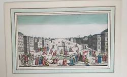 Fête du poids du Moghol -D4 -. Belle Vue doptique. Avec rehaut de couleur à lencre.