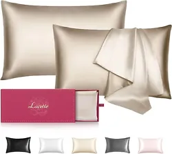Dual Sided Pillowcases: Pillow cases features 2 kinds of materials: A side is 100% Pure Mulberry Silk, B side is 100%...
