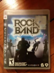 Rock Band (Sony PlayStation 3, 2007) Tested. Condition is 