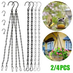#B: 3 Strand Chains: 3 strand leads hanging chains are sturdy and durable. Hold capability up to 28 lbs(13kg). Total...