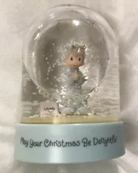Precious Moments May Your Christmas Be Delightful 1989. Condition is Used. Shipped with USPS First Class Mail.