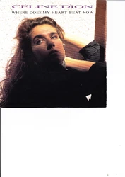 CELINE DION. WHERE DOES MY HEART BEAT NOW - I FEEL TOO MUCH. 45 TOURS SP CBS 656326. Pour un envoi par Mondial Relay .
