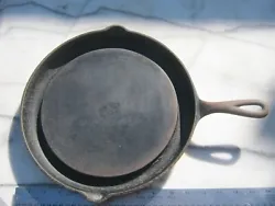 As found at an Estate Sale  wagner grease-less fry pan , please check the pictures the cooking surface is in good...