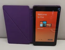 6” Amazon Fire Wi-Fi 4th Gen. PW98VM Tablet 16GB with case. Tablet is in good working condition, check out the...