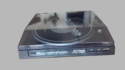 platine tourne disques vinyles automatique JB Tech, 33-45 tours,sorties RCA et USB permettant la numérisation des...