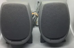 Polk Audio Desktop Computer Speakers Set Gray. Condition is 