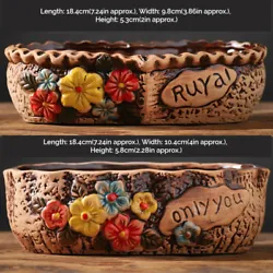 Flower pots are everywhere, but you cant find these authentic planters anywhere else. ✔ Made ofBreathable Ceramic...