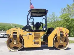 Model: CB44B. 2015 CAT CB44B DOUBLE DRUM ROLLER. WE HAVE 2 MATCHING CB44B ROLLERS ON HAND. Type: Vibratory. Drum:...