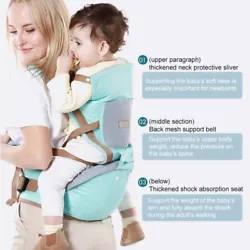 The lower section: thickened shock-absorbing seat, supporting the weight of the babys buttocks, fully shocked during...