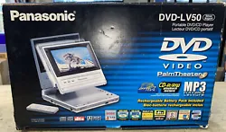 UP FOR SALE Panasonic DVD-LV50 Widescreen LCD Portable DVD/CD Player. BRAND NEW FREE SHIPPING THANK YOU