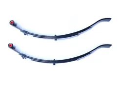 2 Piece Boat Trailer Leaf Spring 3 Leaves One End. 3 leaf spring rated at 750 lbs per spring (1500 lbs per pair). Heavy...