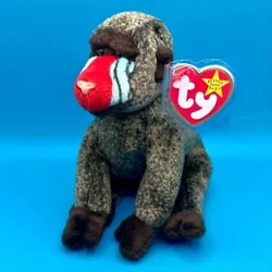 From the Ty Beanie Babies collection.Plush stuffed animal collectible toy.Mint with mint tags (with heart & tush...