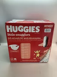 Huggies Little Snugglers Baby Diapers, Size Newborn, 128 Count Disney. New