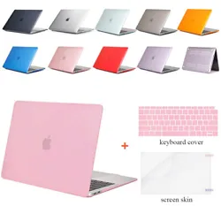 Smooth rubberized exterior texture. Protects your Macbook from scrapes and scratches. l No cut out design. Design lets...