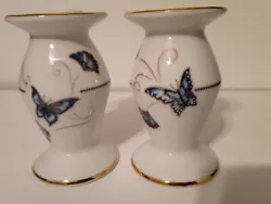 Czech Republic Butterfly Candleholders in good, used condition. There are no chips or cracks. Check the pics.
