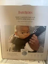 BABYBJÖRN Baby Carrier One Air, 3D Mesh, Silver. Item is brand new in box
