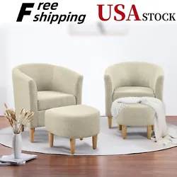 Comfortable: This single person sofa chair is equipped with a soft and comfortable backrest and seat cushion, and an...