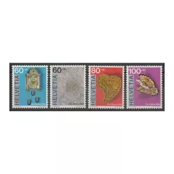 Suisse - 1994 - No 1455/1458 - Art. For those which are not (new with hinge or canceled), the condition is indicated in...