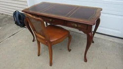 Item: Sligh Desk. Great Designer Look/Quality Piece. a pretty image.