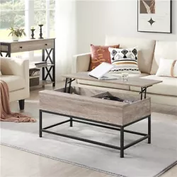 This functional coffee table can be a great addition to your living room, great room, condo, family room or den....
