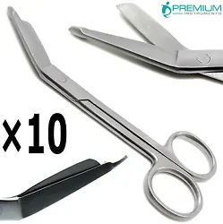 Bandage scissors are very popular in any health care facility because they are designed to safely lift bandages away...