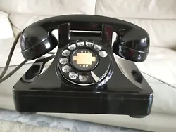 Téléphone ancien Galion fabriqué par North Électricité dans les années 40Origine Ohio USALe boîtier et le...