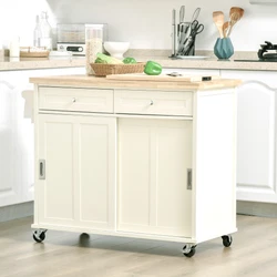 The sliding doors provide access to both sides of the shelved storage space. Two handy drawers, an enclosed cabinet,...