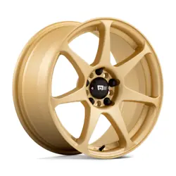BOLT PATTERN: 5x100 Can be custom machined to fit other vehicles. QUANTITY: 4 Wheels. FINISH: Gold. Competitive Pricing.