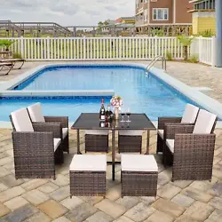 Are you looking for a comfortable table and chair set for your family?. Unlike normal leather chair, this rattan chair...