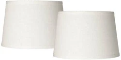 The correct size harp and a finial are included free with these shades. 1/2