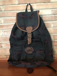 Vintage 90s Jansport Aztec Backpack Blue Green With Leather. Selling this vintage backpack from ‘94. It’s in great...
