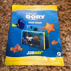 Disney Pixar FINDING DORY Scene Maker SUBWAY Aquarium Fish tank Decoration.
