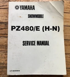 Yamaha Snowmobile Service Manual PZ480/E (H-N) LIT-12618-00-55 Shop Manual.