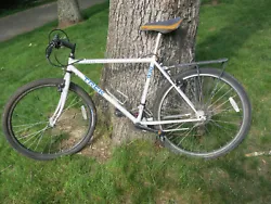 Great solid bike. No dents or dings. Just paint scrapes a 30-year-old bike would have. Needs new tires/tuneup.