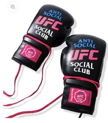 Anti Social Social Club X UFC Boxing Gloves, New/Deadstock, Rare, Adjustable, New