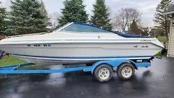 1989 Searay 200S with dual axle trailer. Good condition just needs a good cleaning. Starter, coil and distributor just...