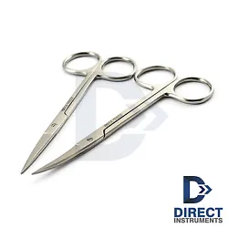 Surgical Laboratory Tissue Bandage Cutting Scissors. Iris Scissor Straight + Curved(Set Of 2). Our products are priced...