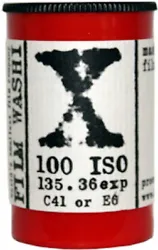 X - 100 iso/21° - Film couleurs non masqué.