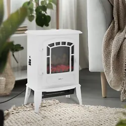 Pour que tu naies pas froid en hiver ! Grâce à son bel aspect blanc avec fenêtre et imitation de bois, la cheminée...