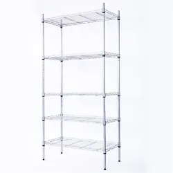 Tier Quantity: 5 Tiers. It is composed of 5 shelves, top tubes, middle tubes, bottom tubes and clamping pieces for easy...