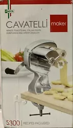 It also features adjustable thickness and easy cleaning, making it a must-have for any pasta lover.
