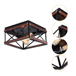 About this item: 【Industrial & Farmhouse Style Design 】 This farmhouse light fixture is inspired by a classic...