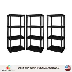 This shelving unit is easy to maintain and is built for years of use. 14