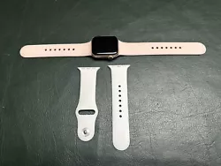 New (box opened , watch charged but never worn). Apple Watch Series 6 (GPS) 40mm Gold Aluminum Case with Sand Pink...