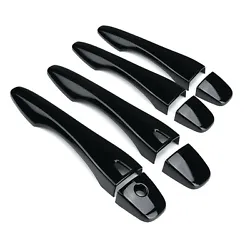For Nissan Altima 2013-2018. Color: Glossy Black. With glossy piano black surface. 1 x Set Of Door Handle Covers（4...