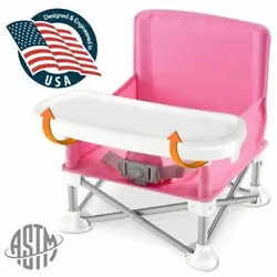 Features: Home Living Baby Booster Seat Lightweight & Portable Booster Feeding Chair Used for Mealtime Food Serving &...