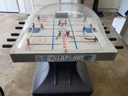 Shelti Bubble Hockey Table. Used. Good condition. Comes with extra electronic scoreboard and extra players. Best to...