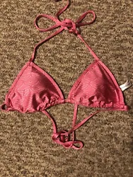 Vineyard Vines womens pink whale tail triangle bikini top Small $65 Retail. It is brand new. I removed the tags but...
